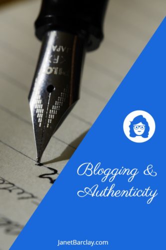 Blogging & Authenticity 