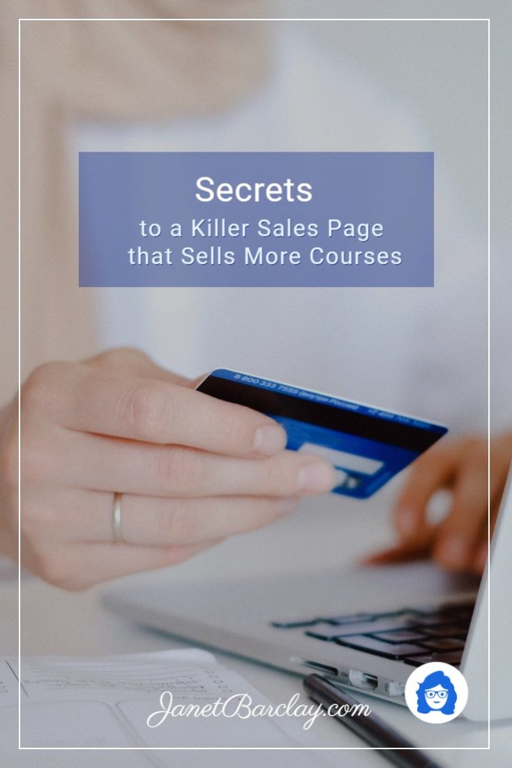 Secrets to a Killer Sales Page that Sells More Courses