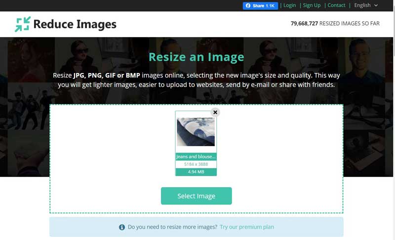 Use ReduceImages.com for image optimization