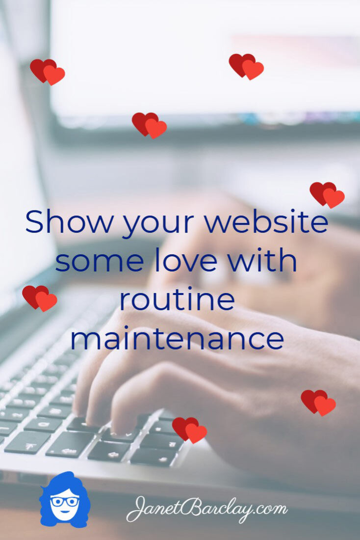 Show your website some love with routine maintenance