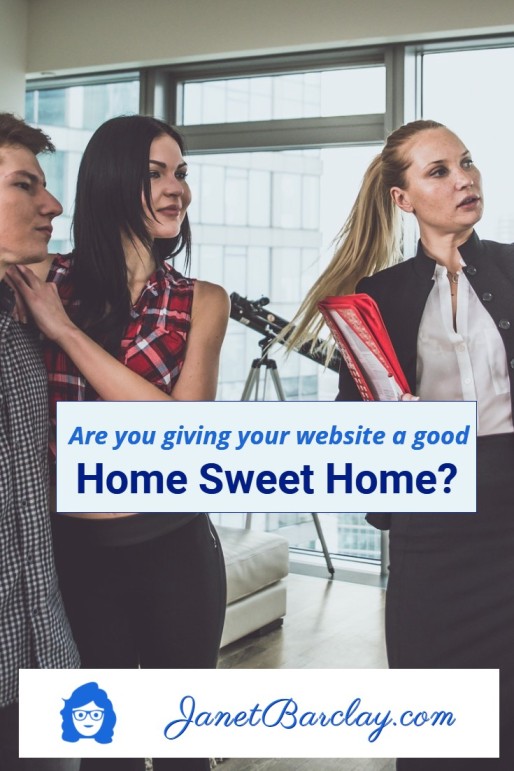 Are you giving your website a good Home Sweet Home?